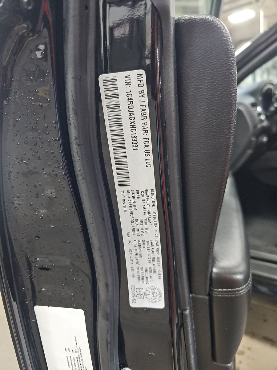 2022 Dodge Durango SXT AWD