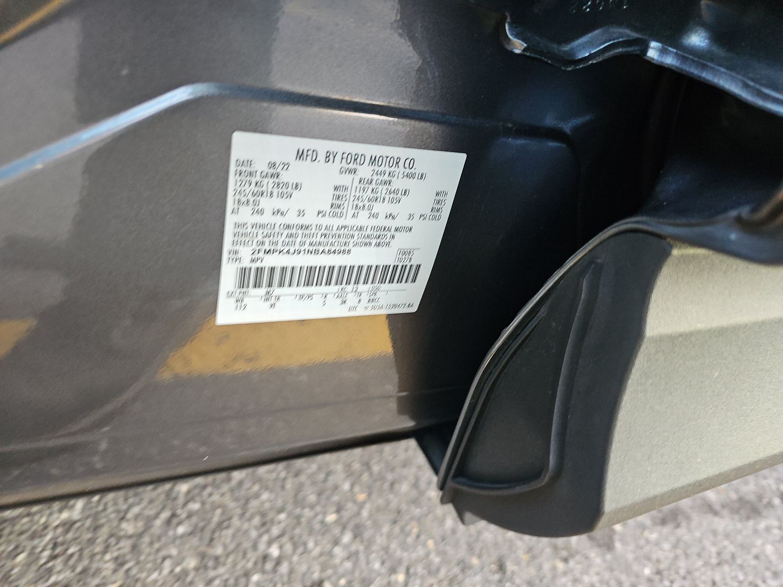 2022 Ford Edge SEL AWD