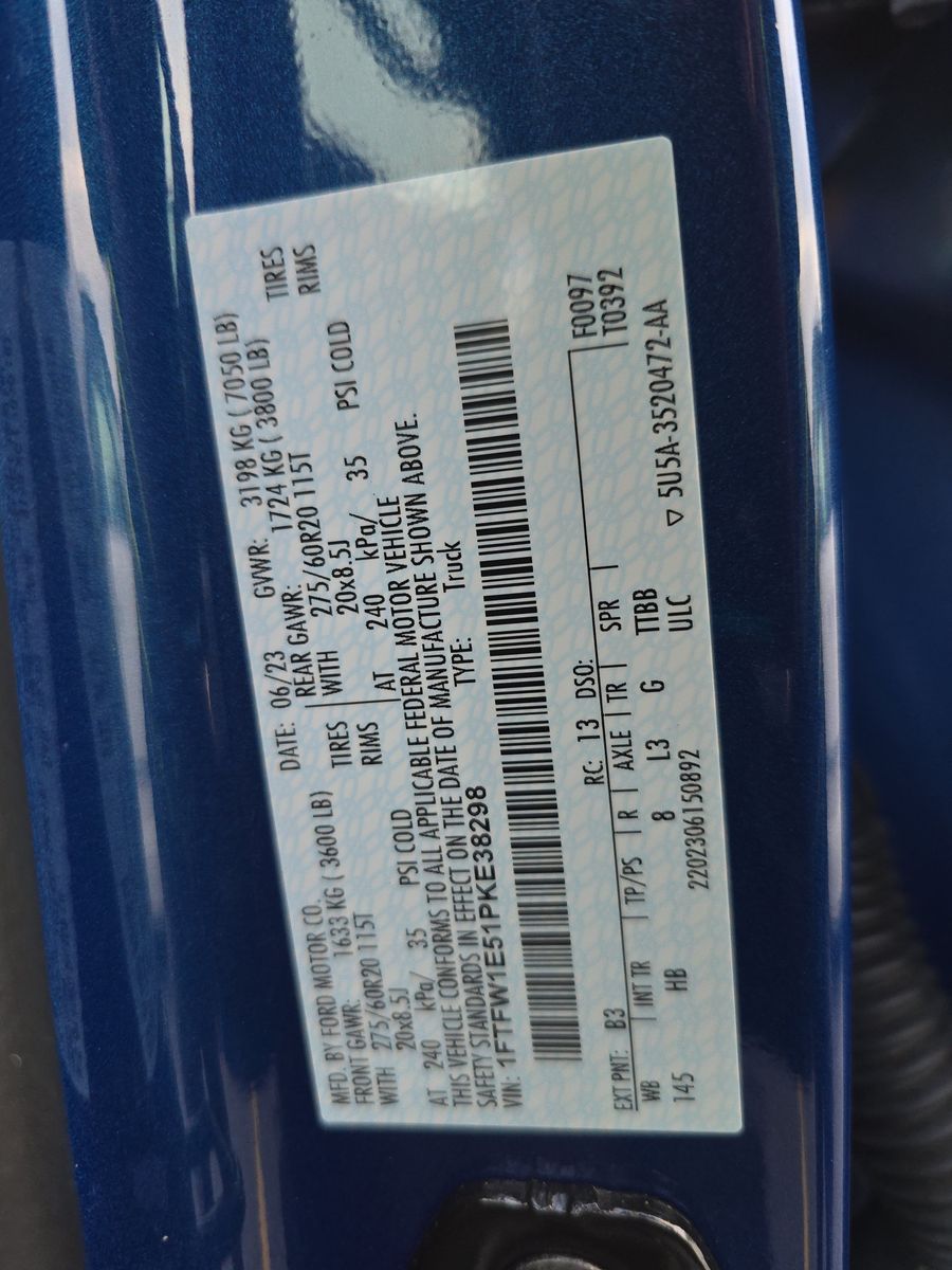 2023 Ford F-150 Lariat AWD