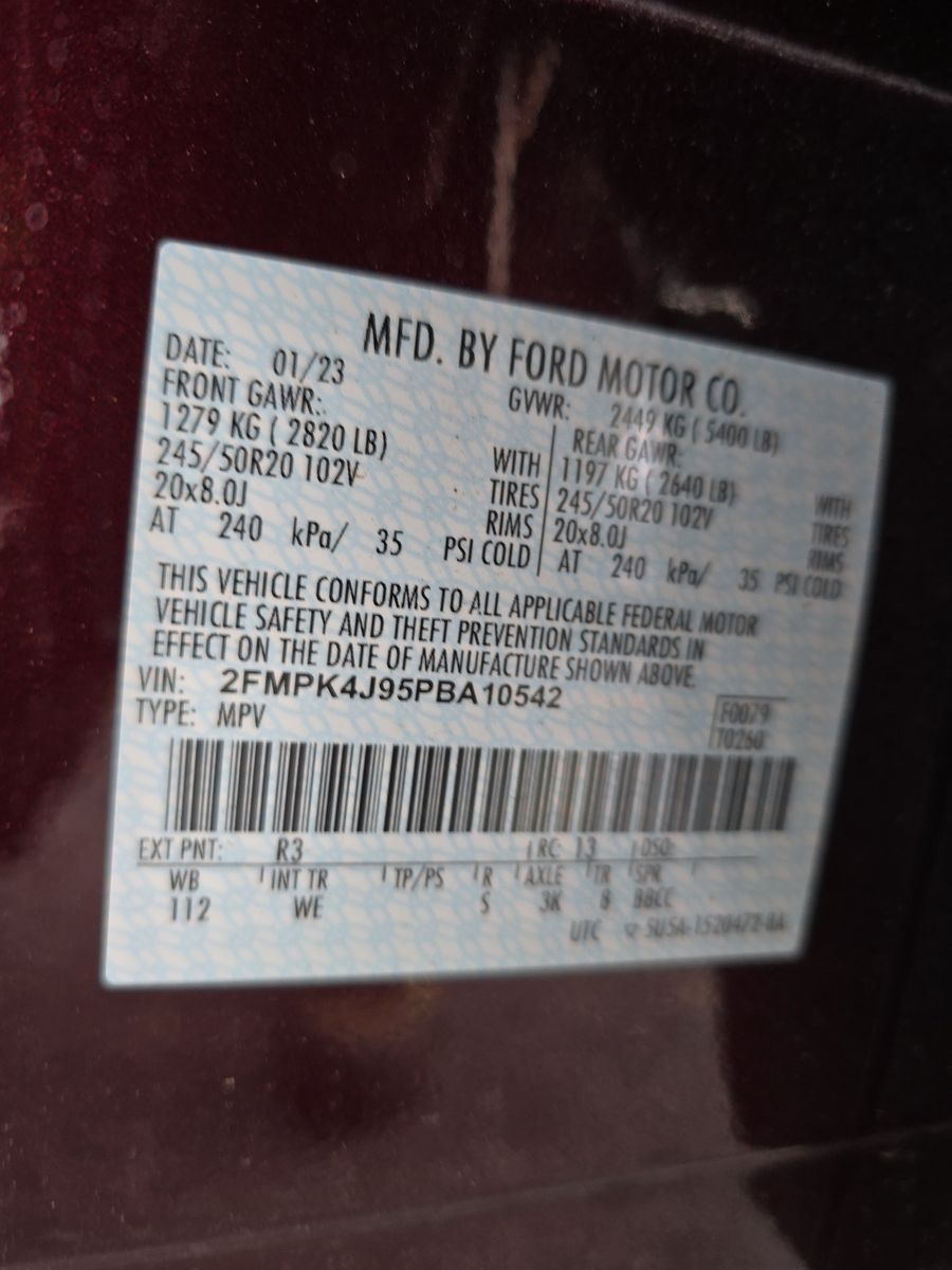 2023 Ford Edge ST-Line AWD