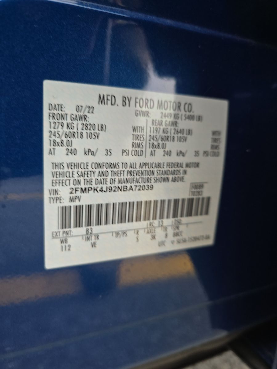 2022 Ford Edge SEL AWD