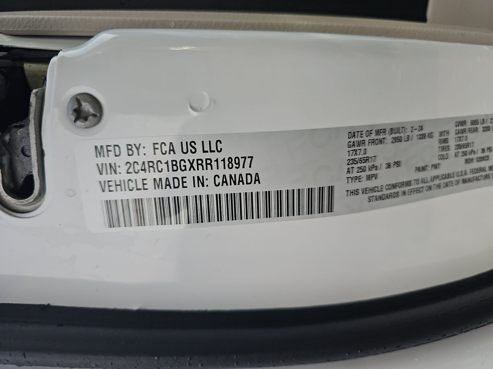 2024 Chrysler Pacifica Touring L FWD