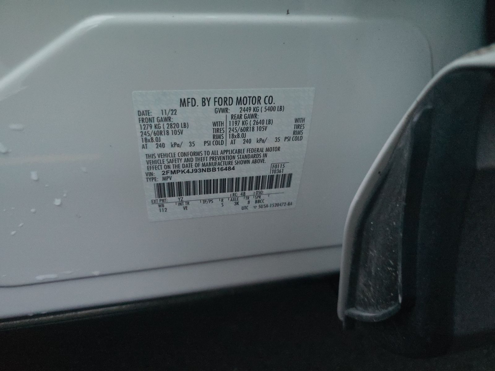 2022 Ford Edge SEL AWD