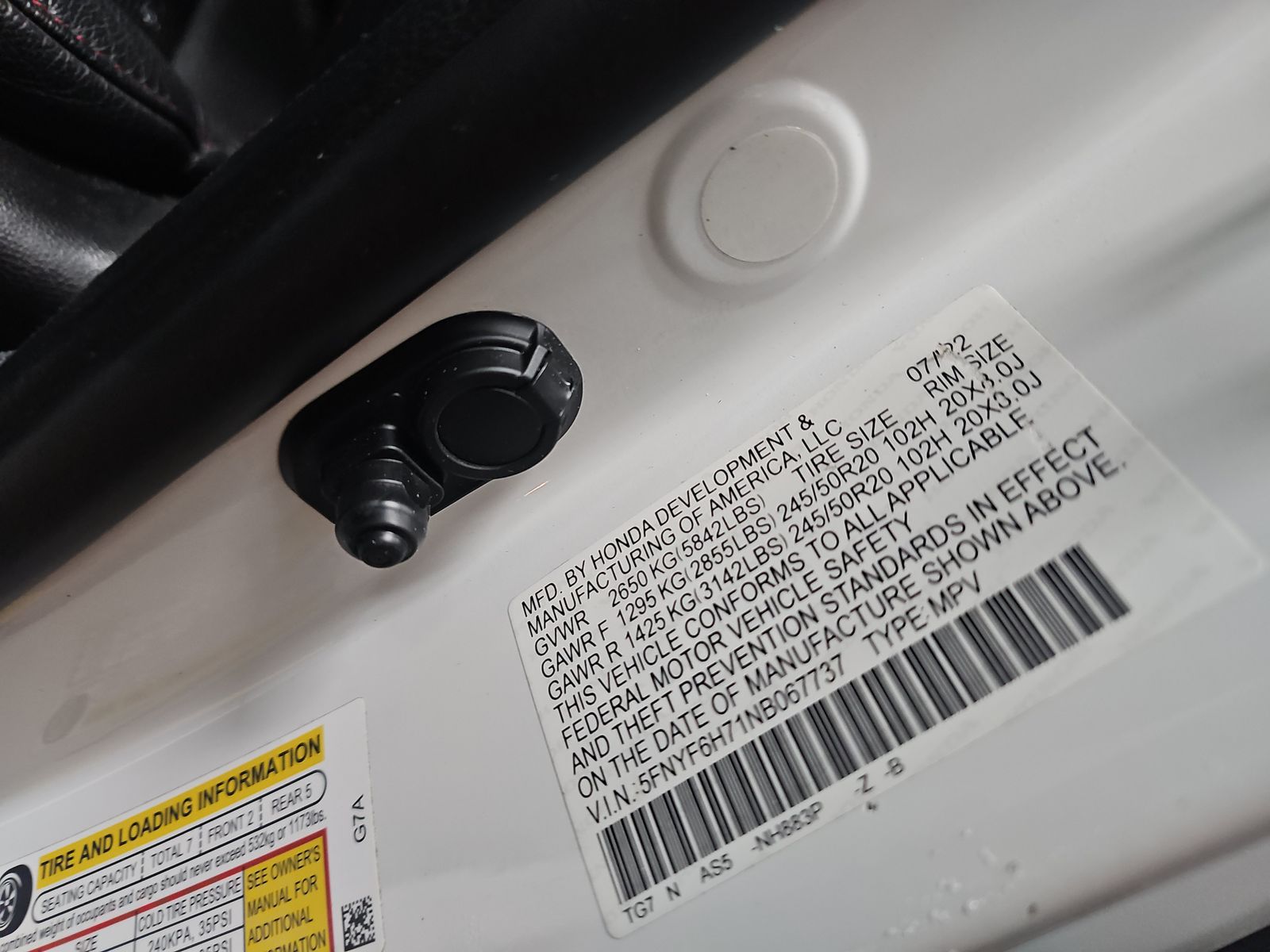 2022 Honda Pilot Black Edition AWD