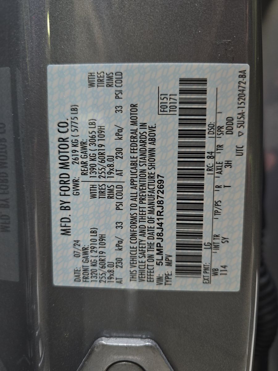 2024 Lincoln Nautilus Premiere AWD