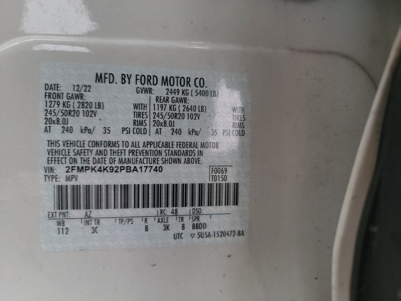 2023 Ford Edge Titanium AWD