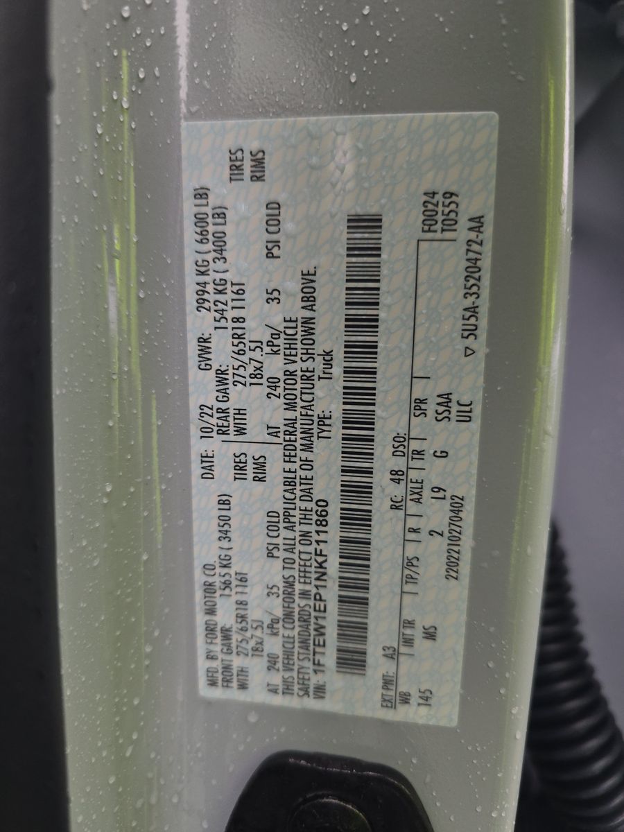 2022 Ford F-150 XLT AWD