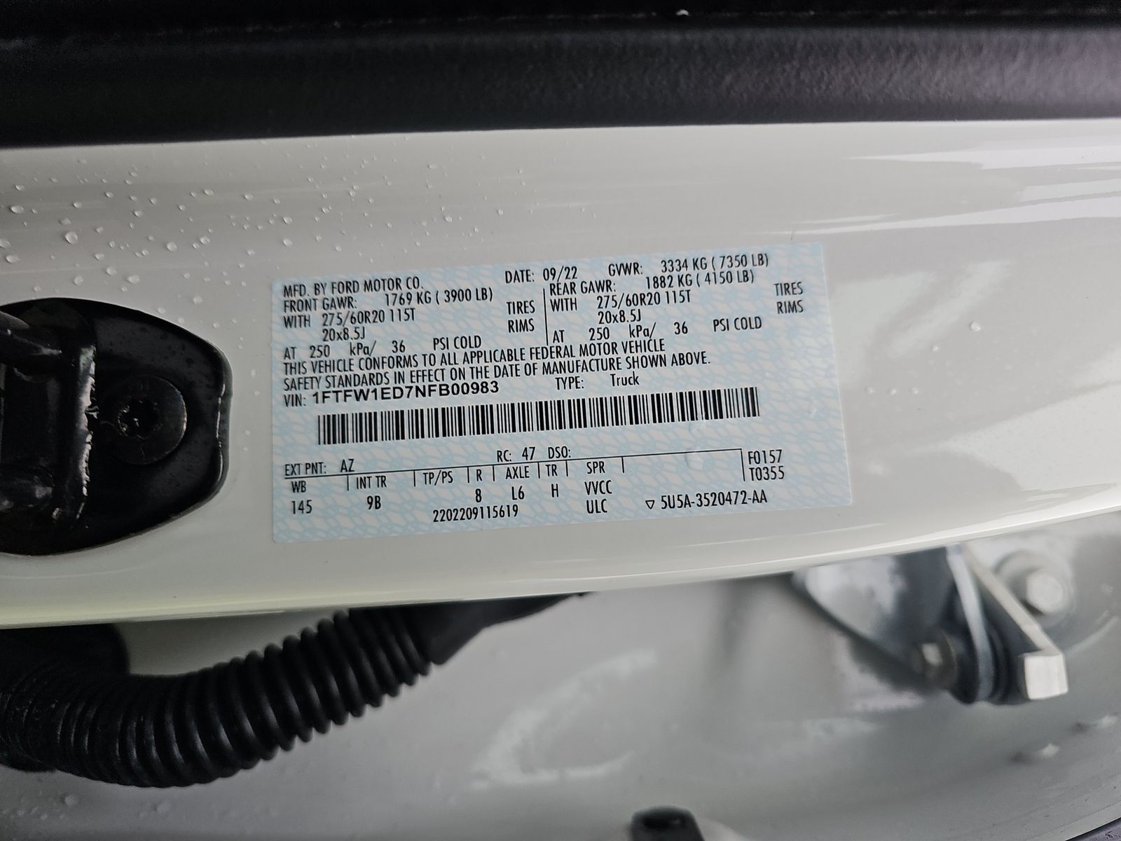 2022 Ford F-150 Hybrid Platinum AWD