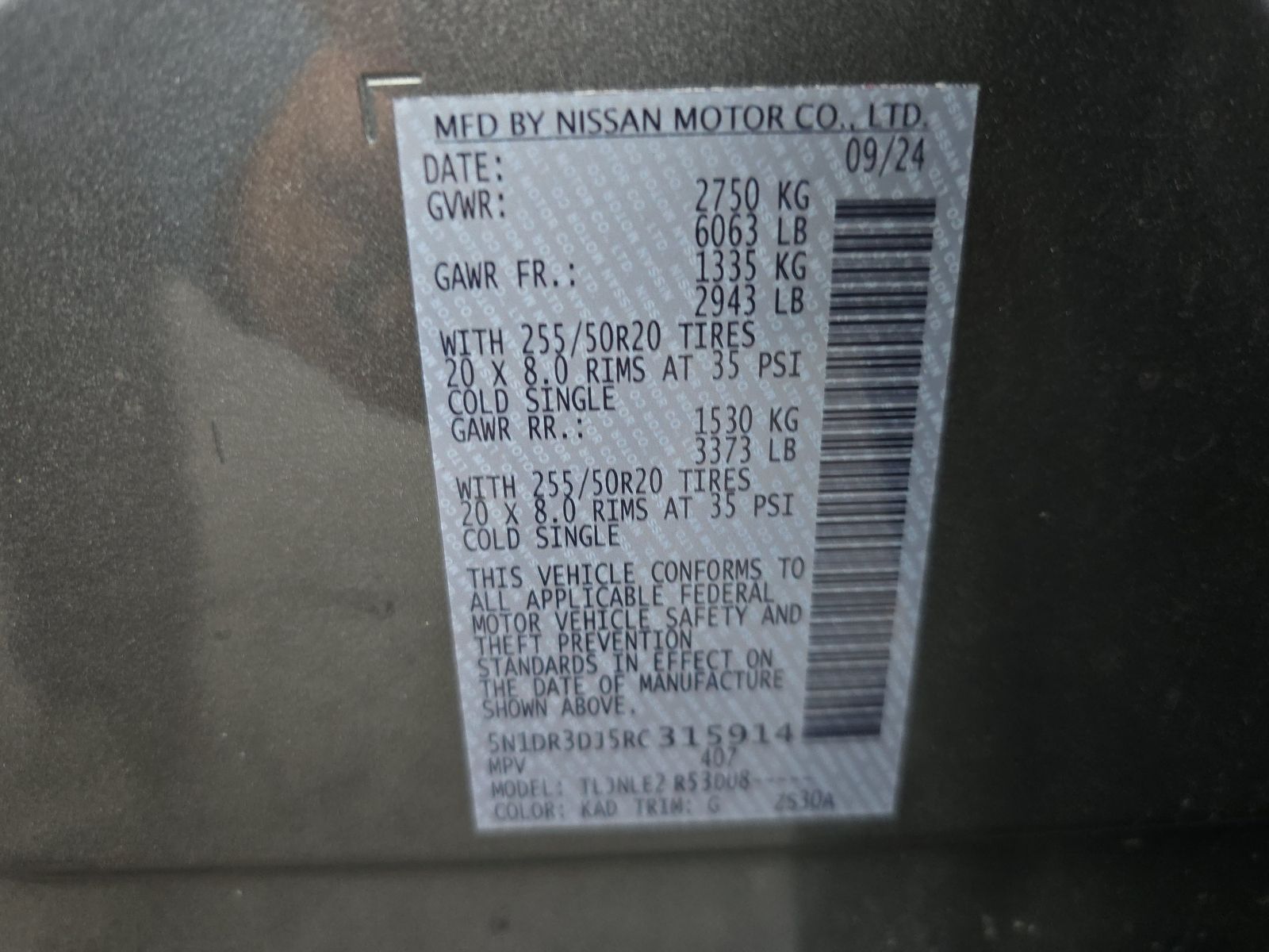 2024 Nissan Pathfinder Platinum AWD