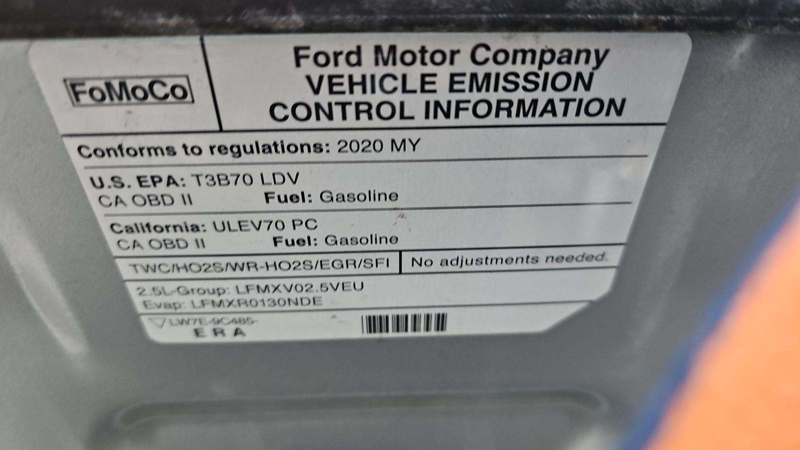 2020 Ford Fusion SE FWD