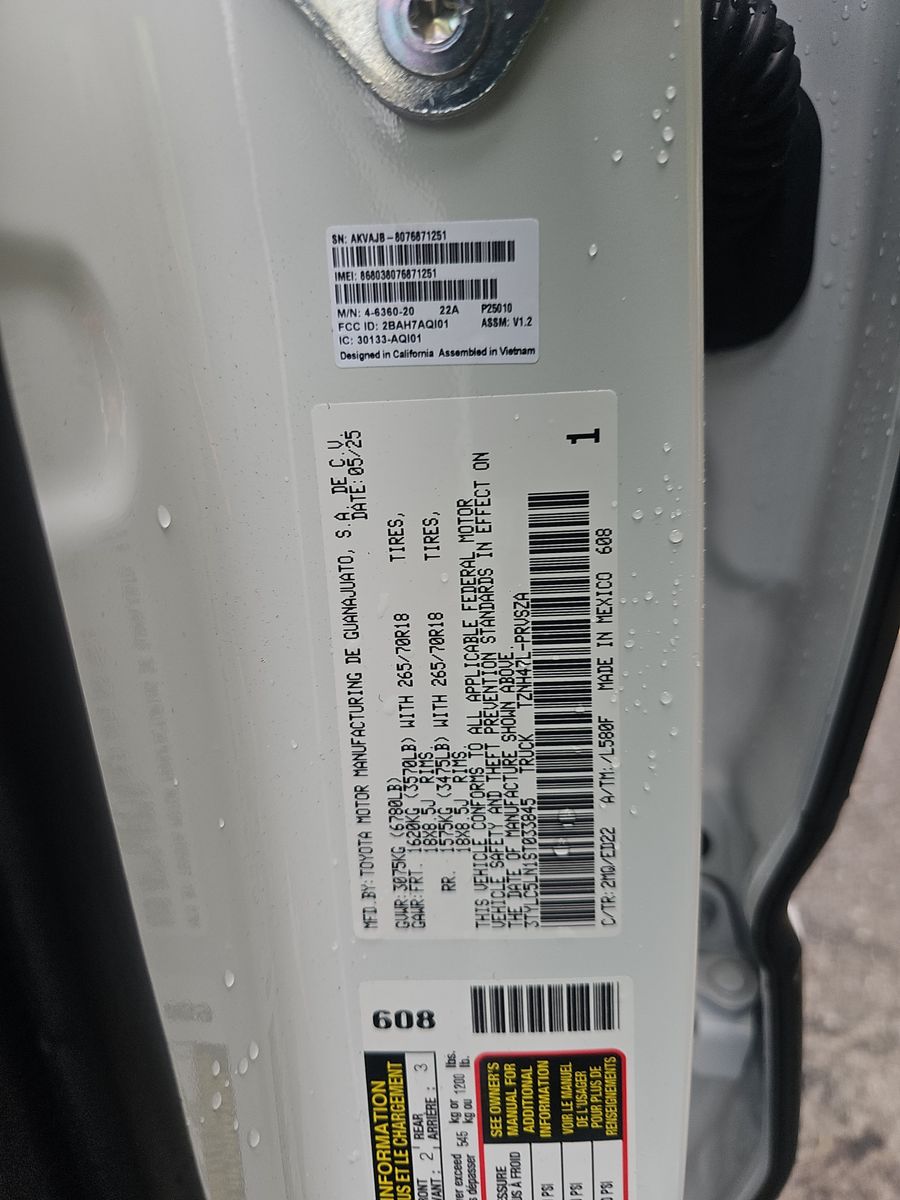 2025 Toyota Tacoma Hybrid TRD Pro AWD