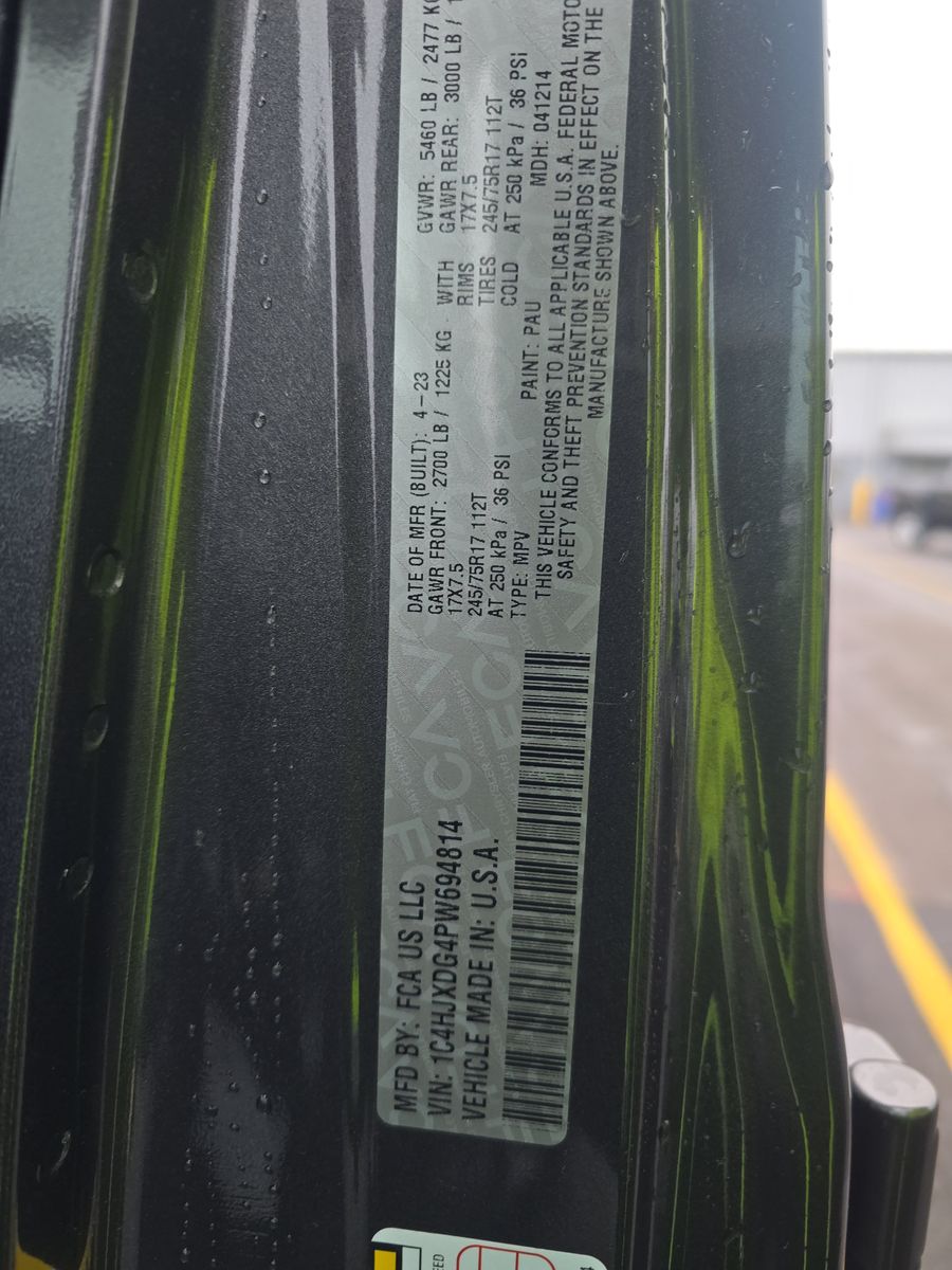 2023 Jeep Wrangler Sport S AWD