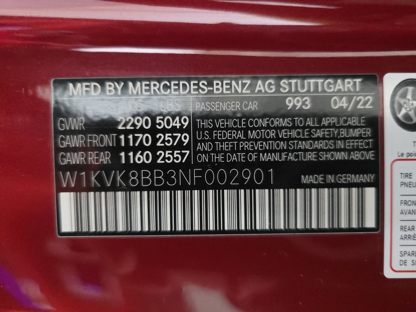 2022 Mercedes-Benz SL-Class AMG SL 63 AWD