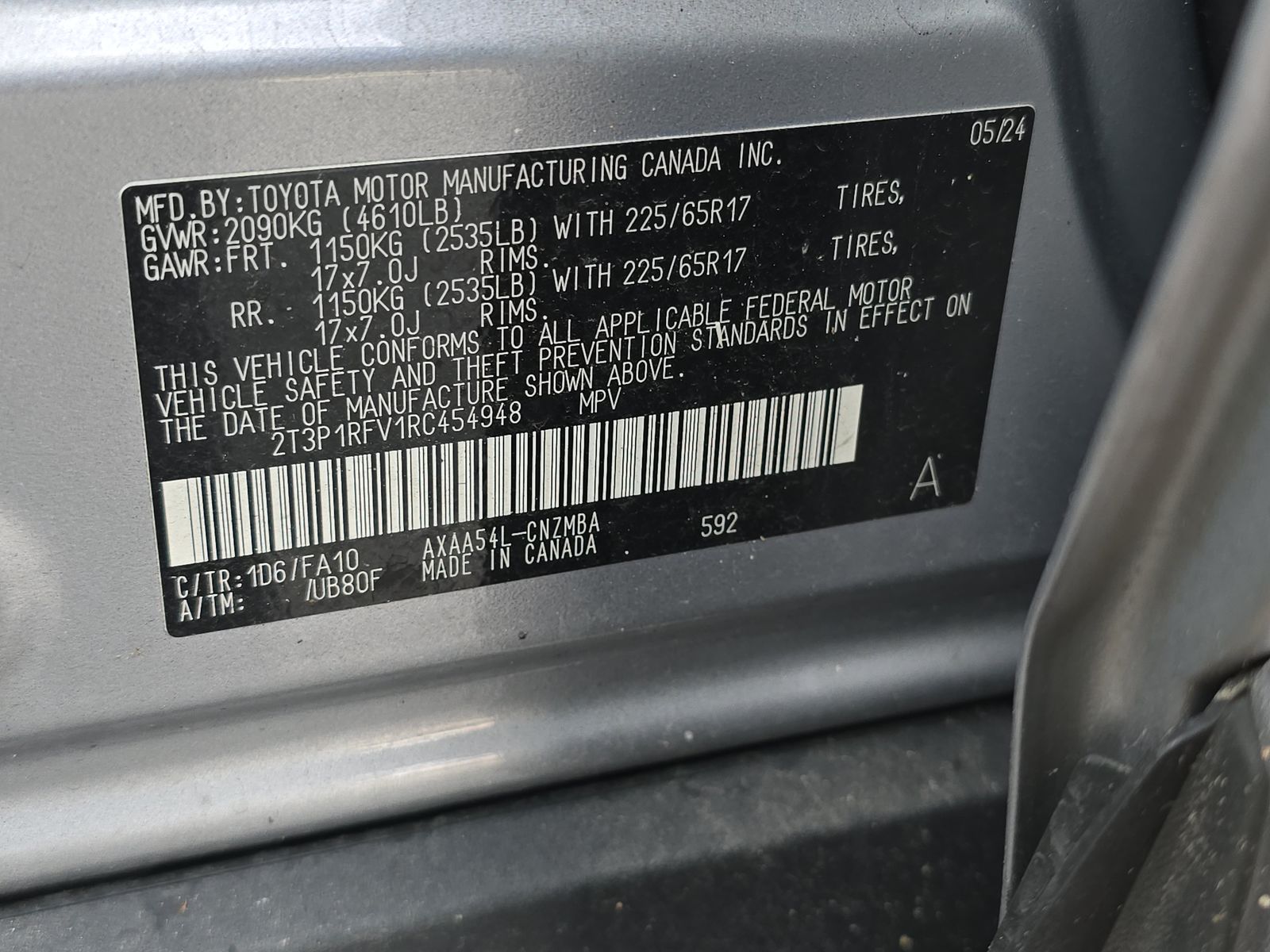 2024 Toyota RAV4 XLE AWD