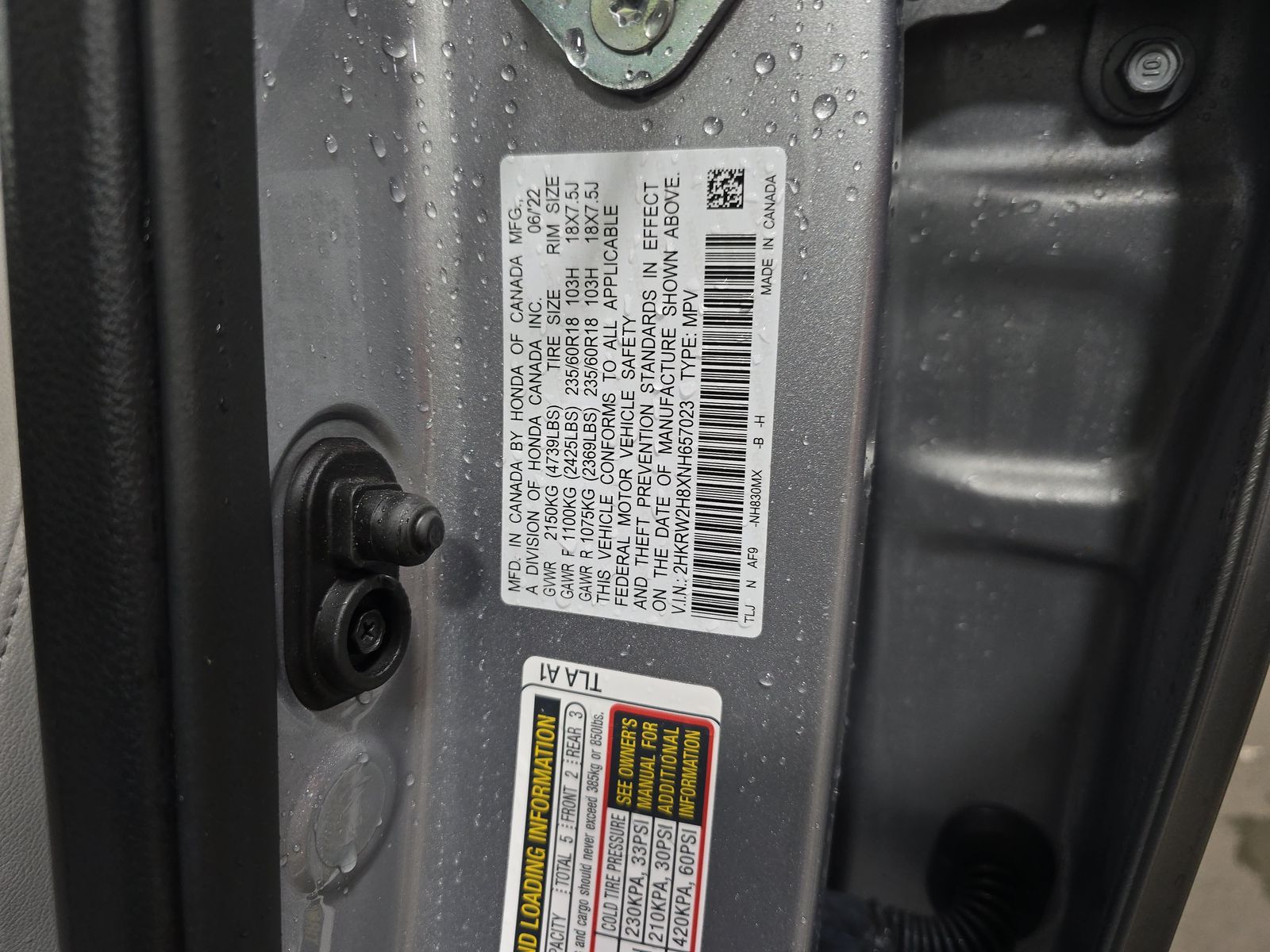 2022 Honda CR-V EX-L AWD