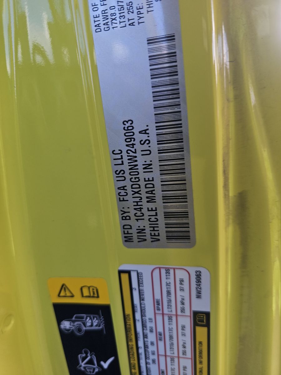 2022 Jeep Wrangler Unlimited High Tide Edition AWD