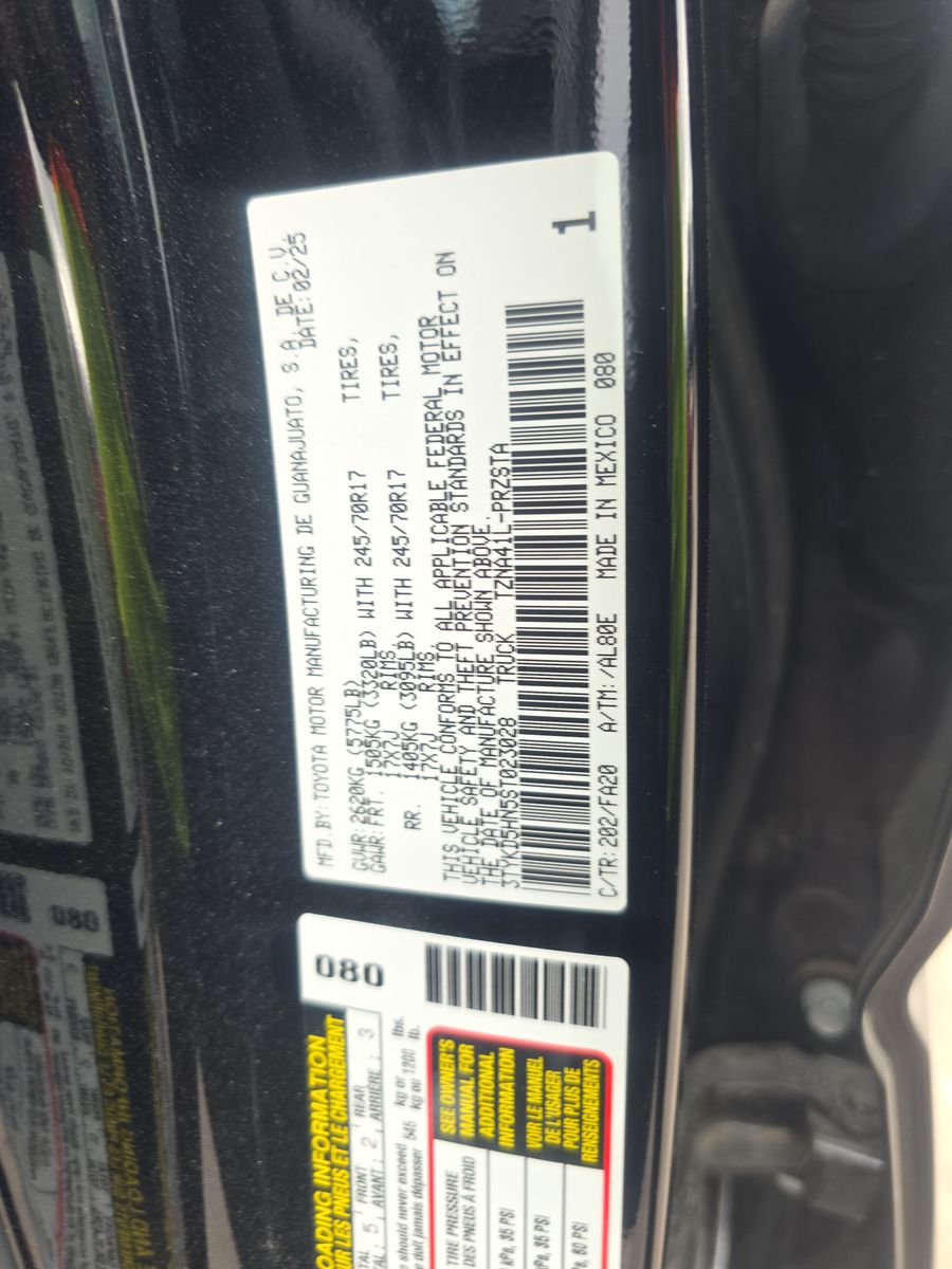 2025 Toyota Tacoma SR RWD