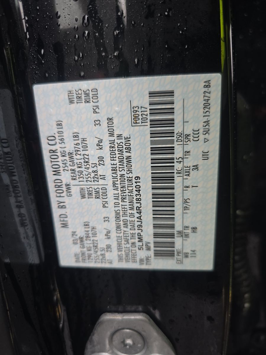 2024 Lincoln Nautilus Black Label AWD