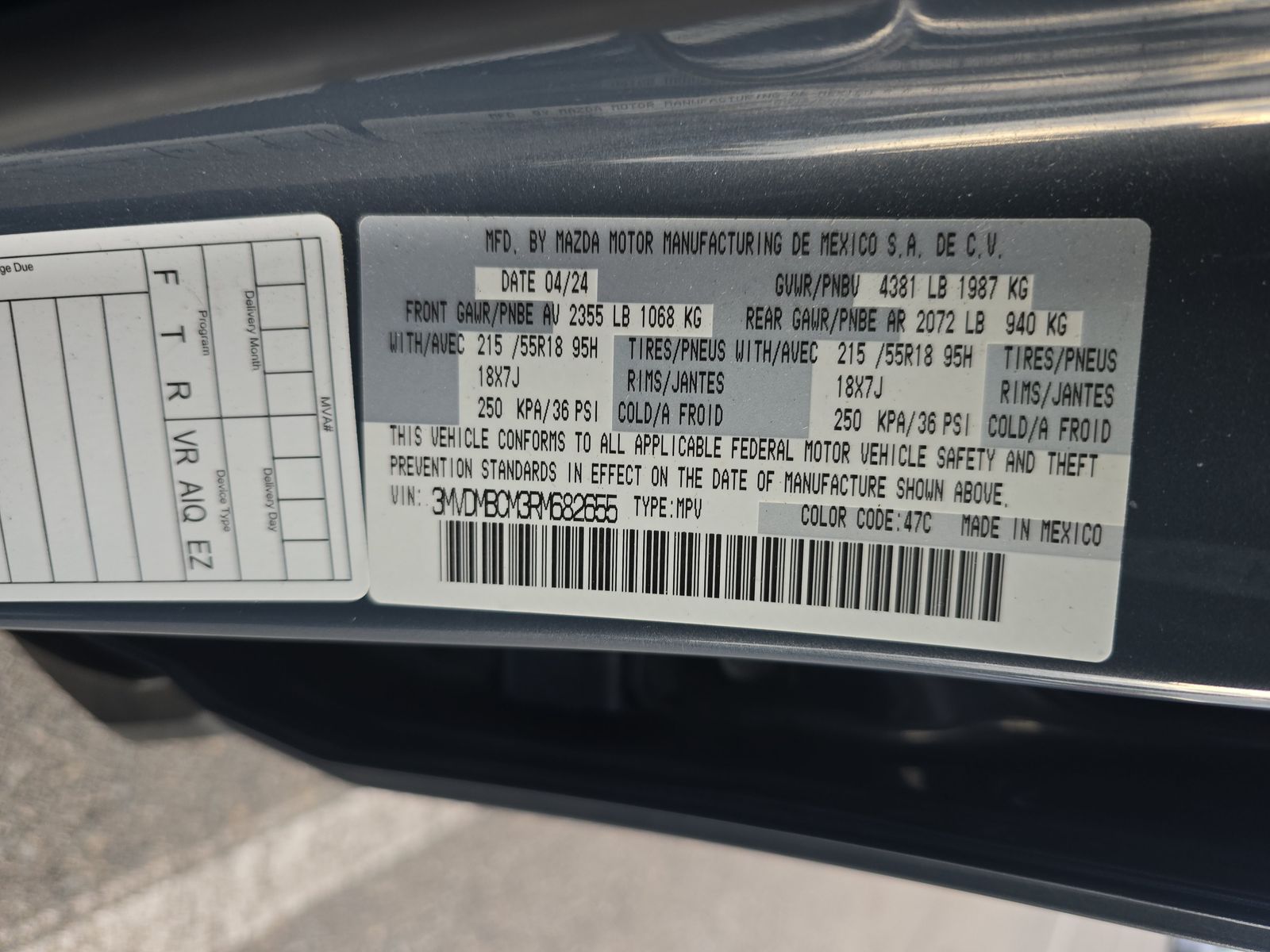 2024 MAZDA CX-30 2.5 S Carbon Edition AWD