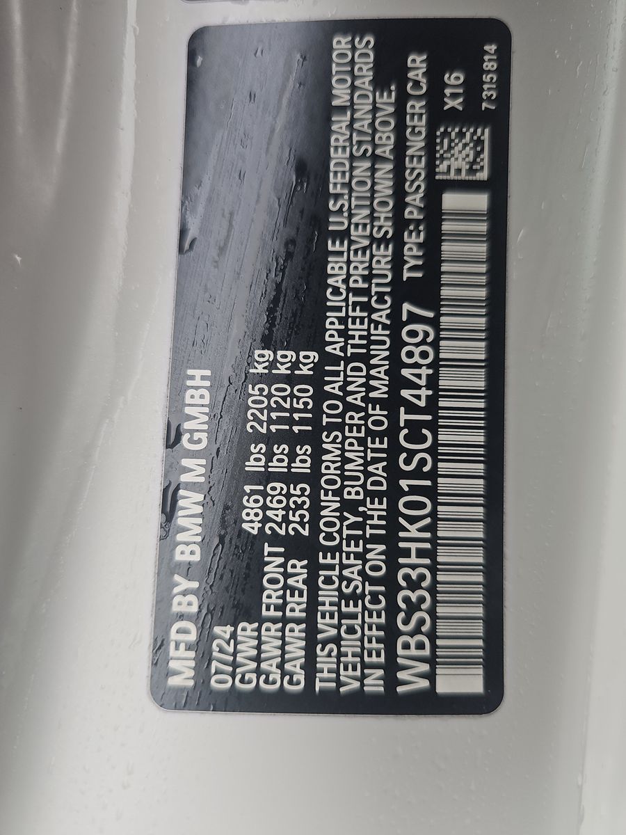 2025 BMW M4 Competition xDrive AWD