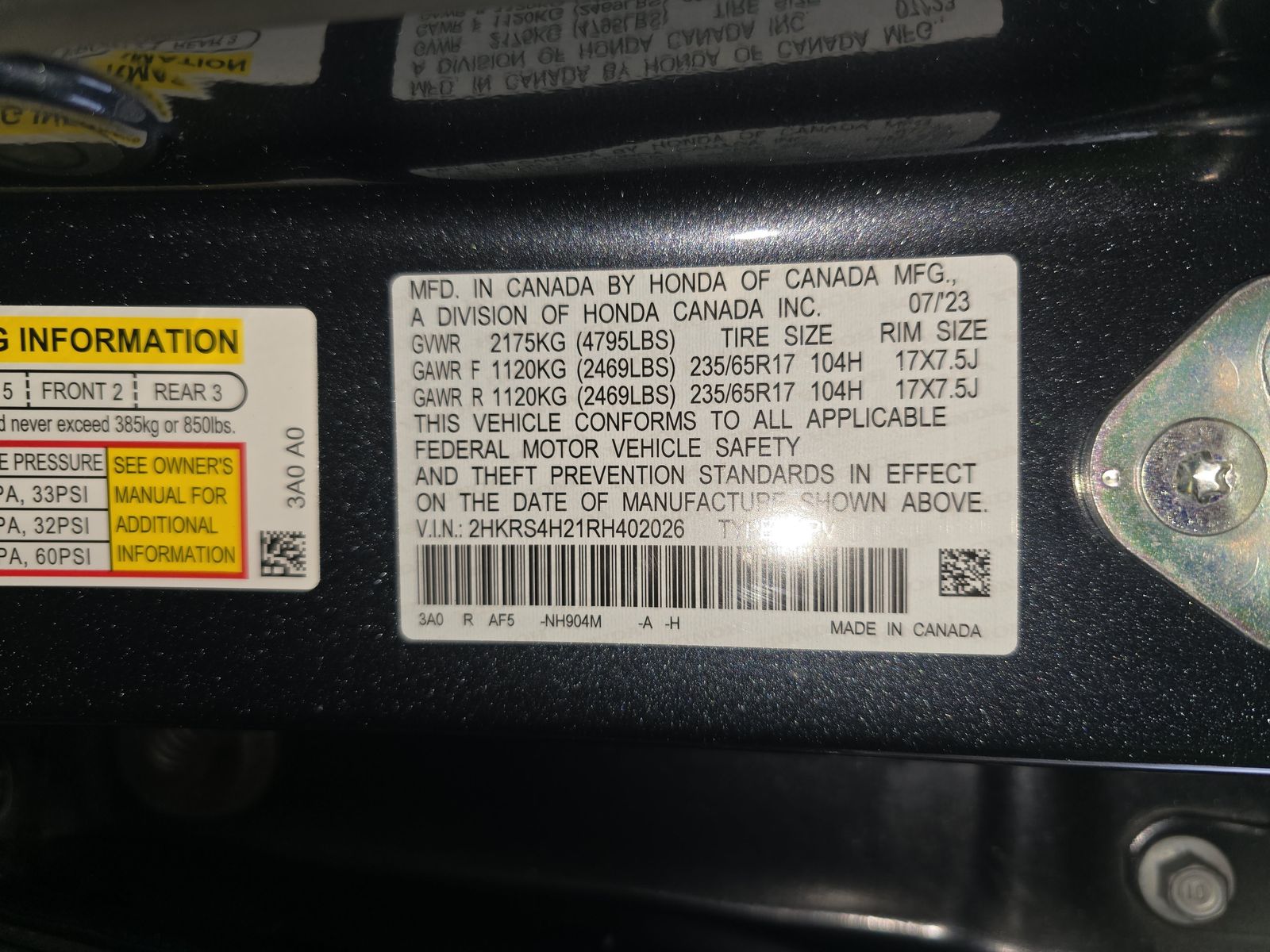 2024 Honda CR-V LX AWD