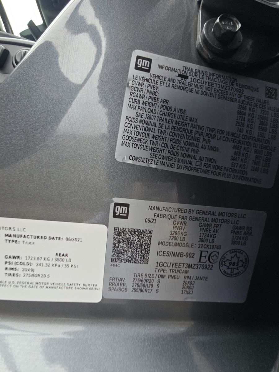 2021 Chevrolet Silverado 1500 RST AWD