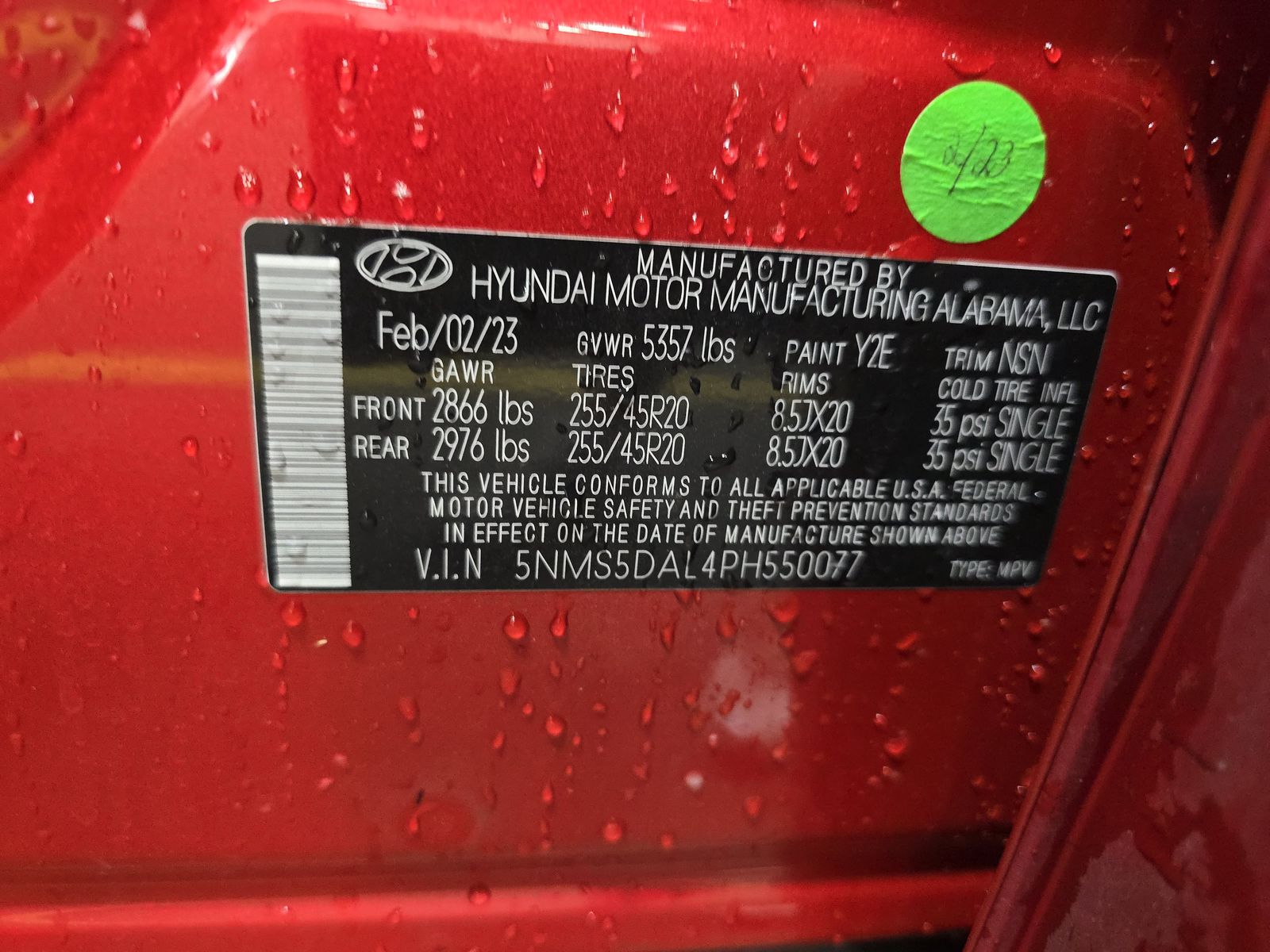 2023 Hyundai Santa Fe Calligraphy AWD