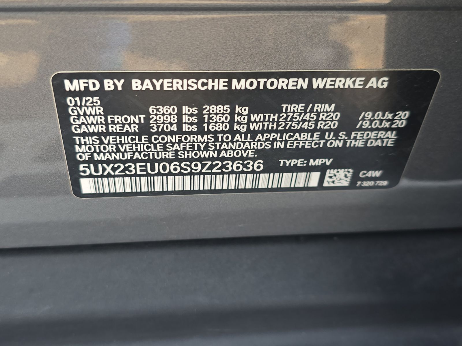 2025 BMW X5 xDrive40i AWD