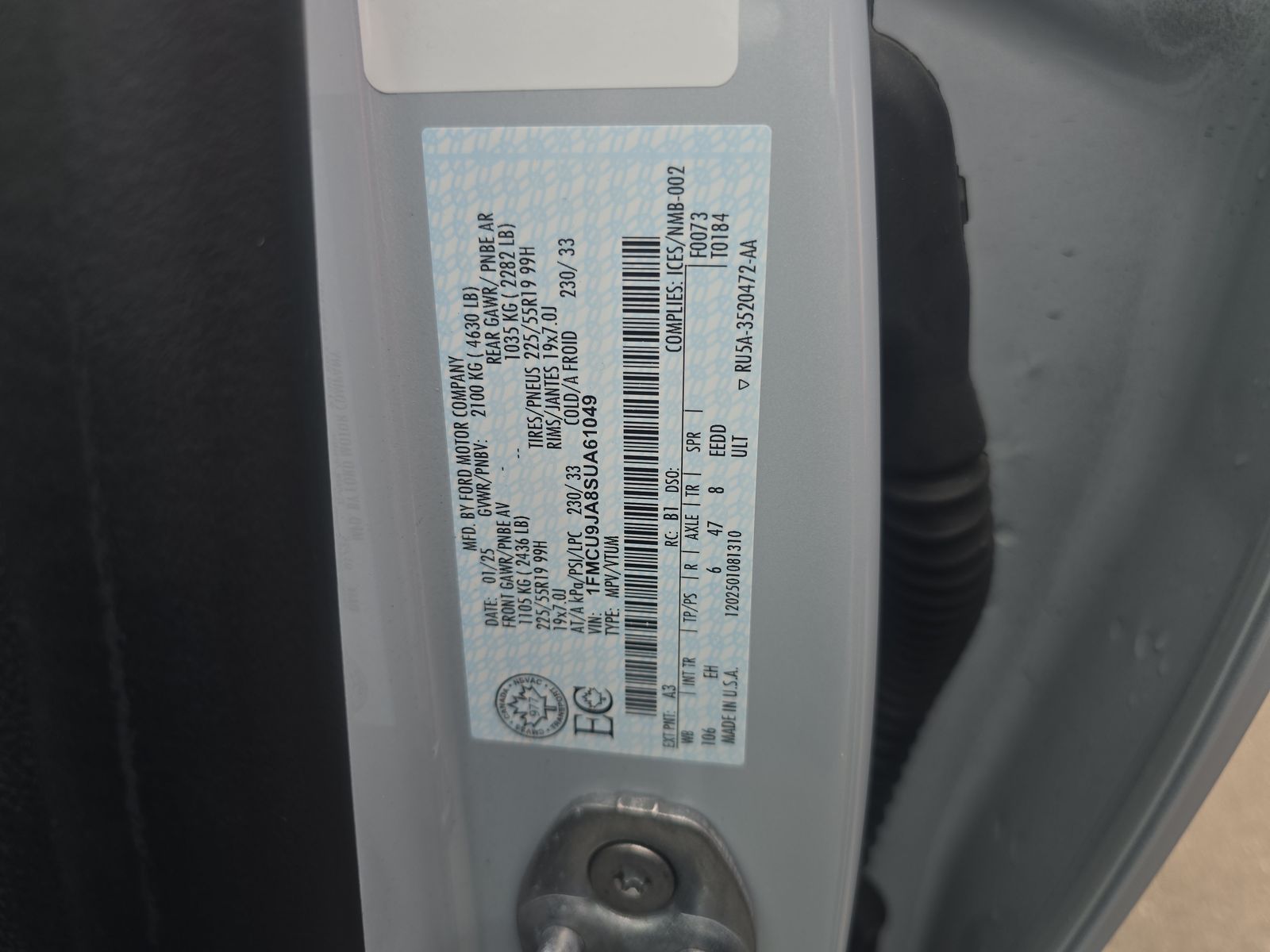 2025 Ford Escape Platinum AWD