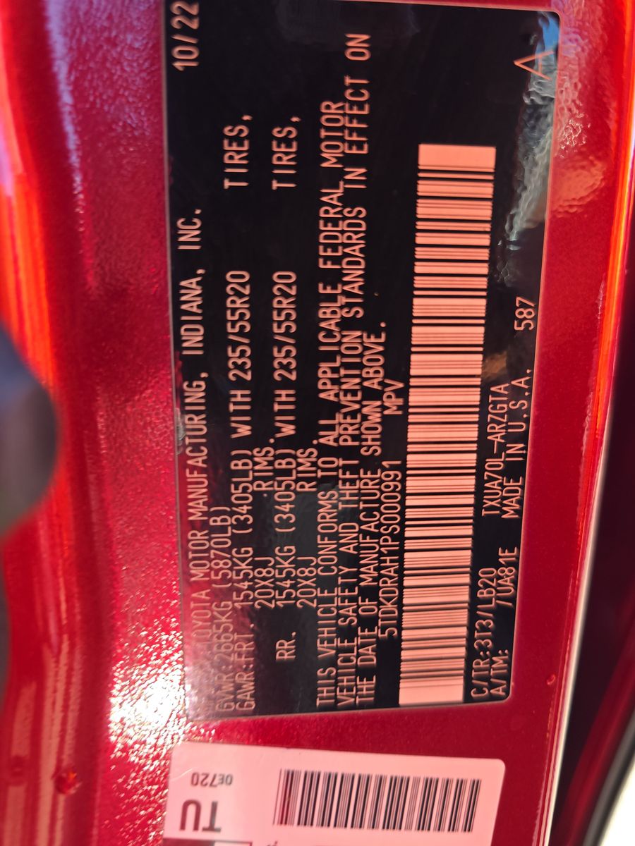 2023 Toyota Highlander Limited FWD