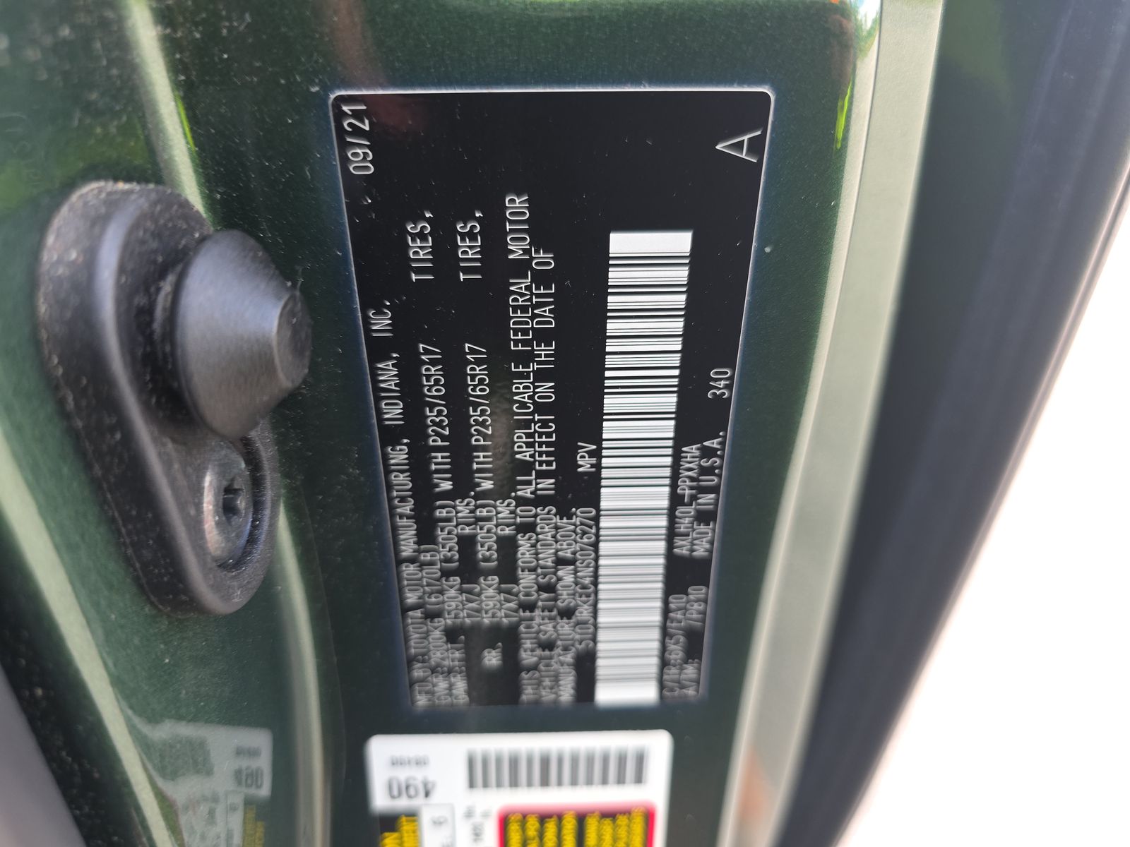 2022 Toyota Sienna XLE FWD