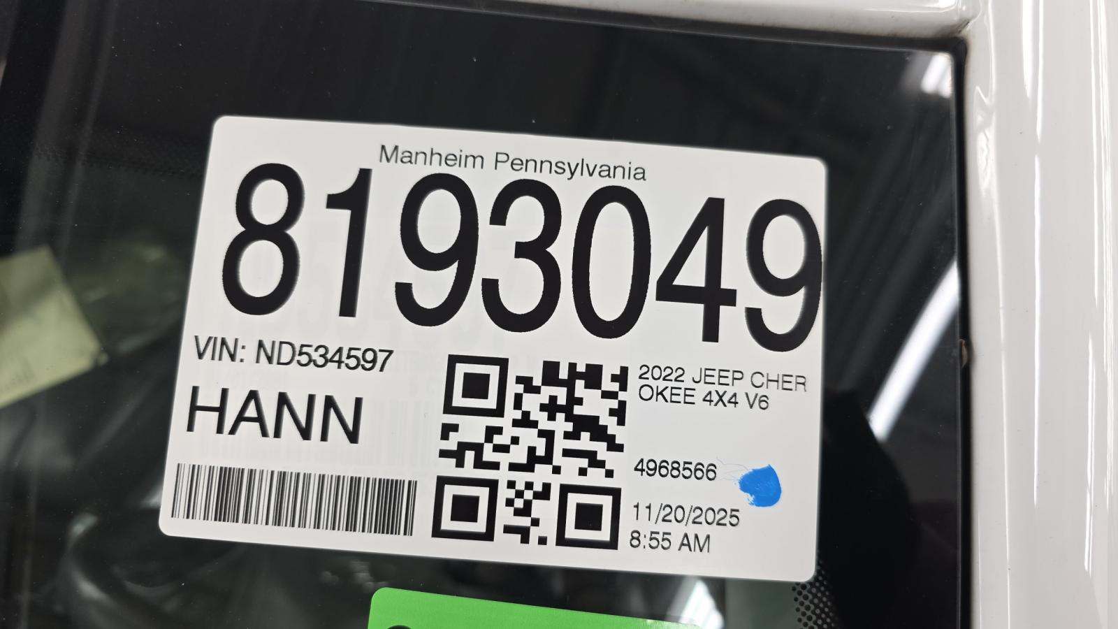 2022 Jeep Cherokee Limited AWD