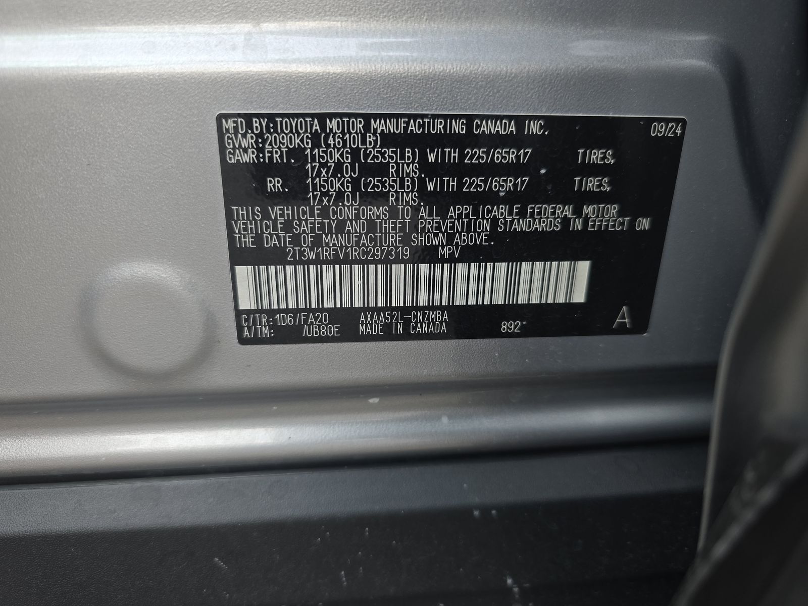 2024 Toyota RAV4 XLE FWD