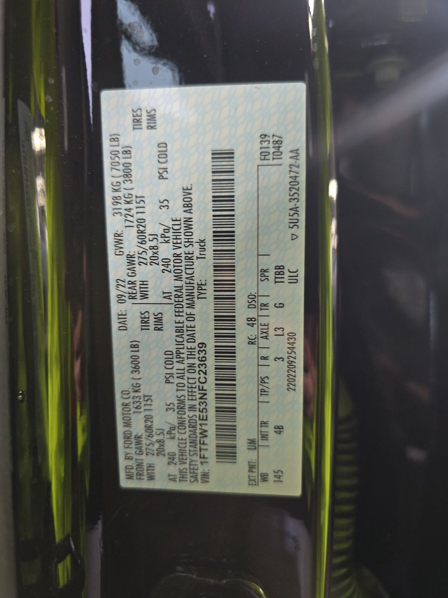 2022 Ford F-150 XLT AWD