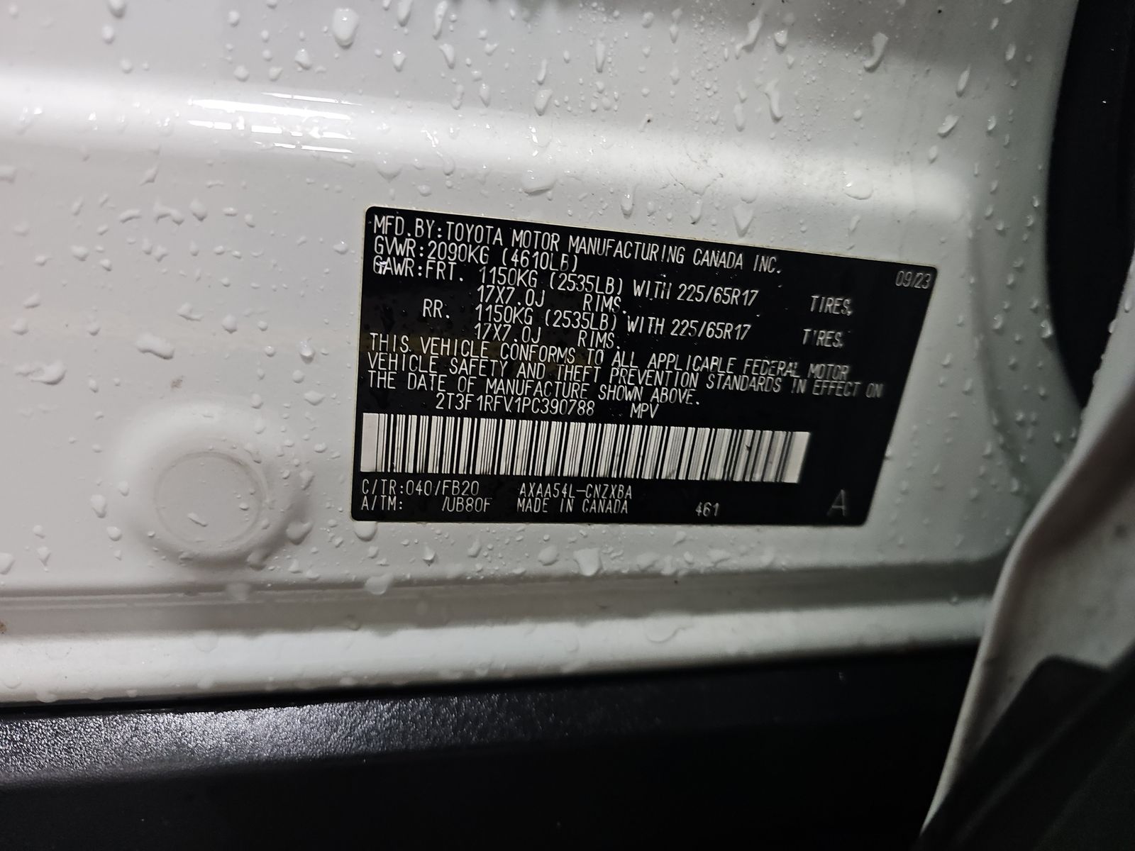 2023 Toyota RAV4 LE AWD