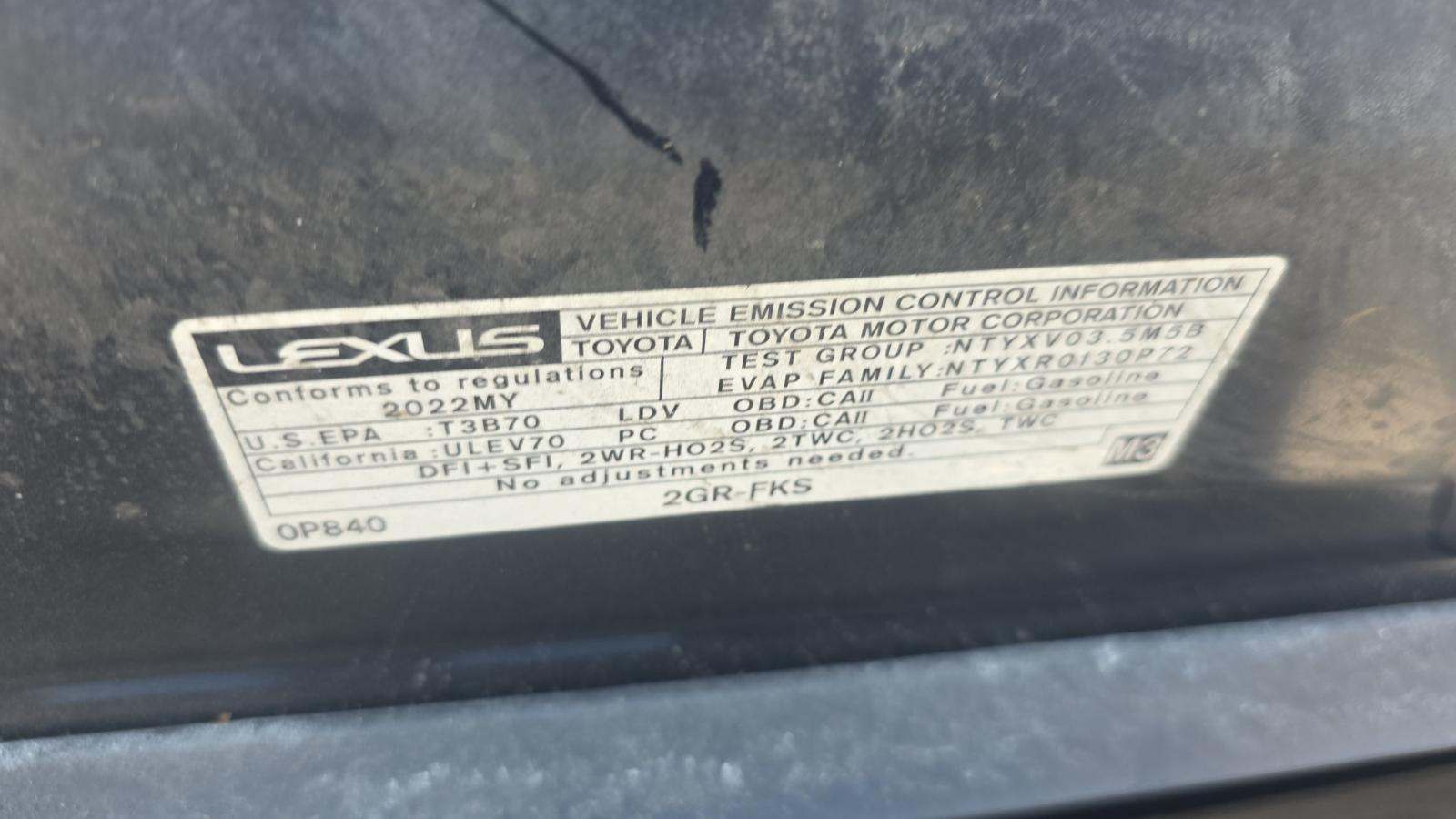 2022 Lexus ES ES 350 FWD