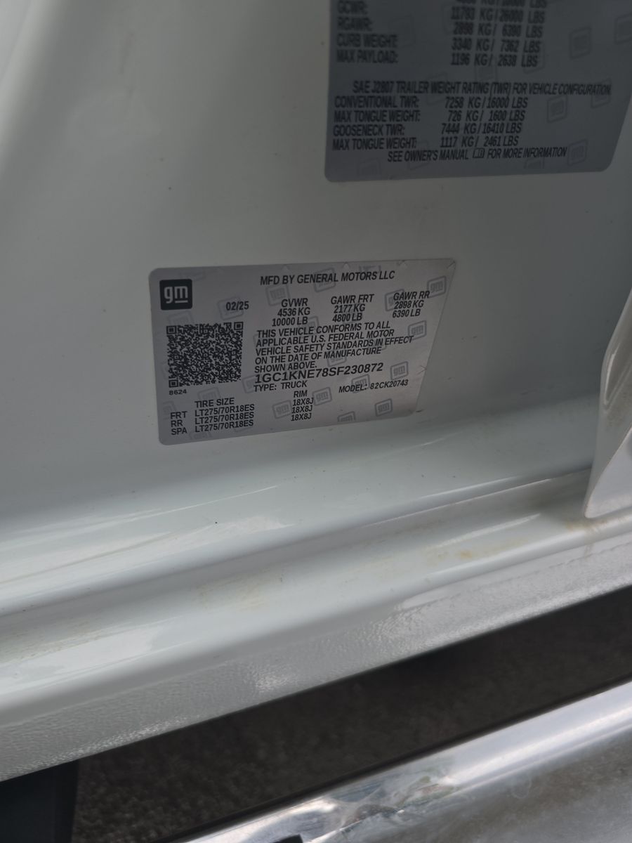 2025 Chevrolet Silverado 2500HD LT AWD