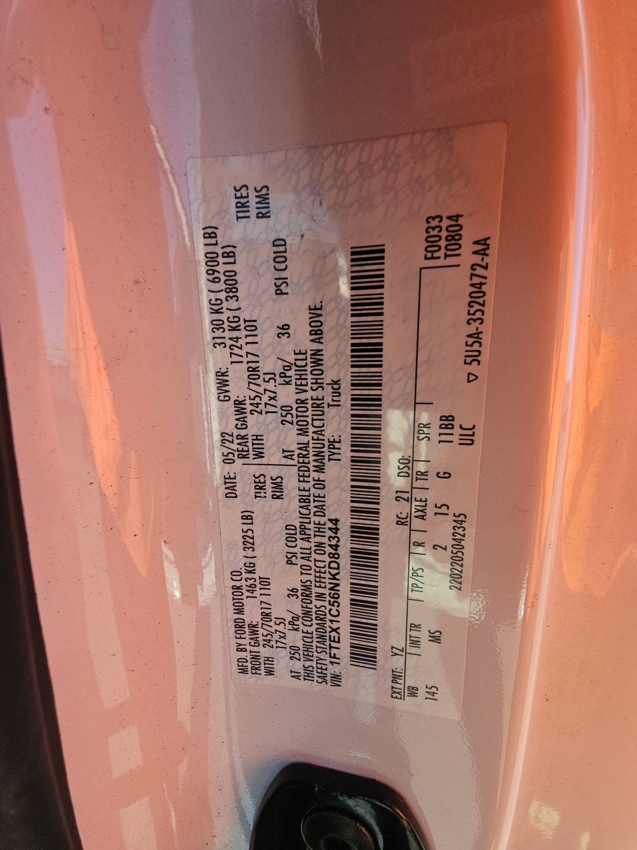 2022 Ford F-150 XLT RWD