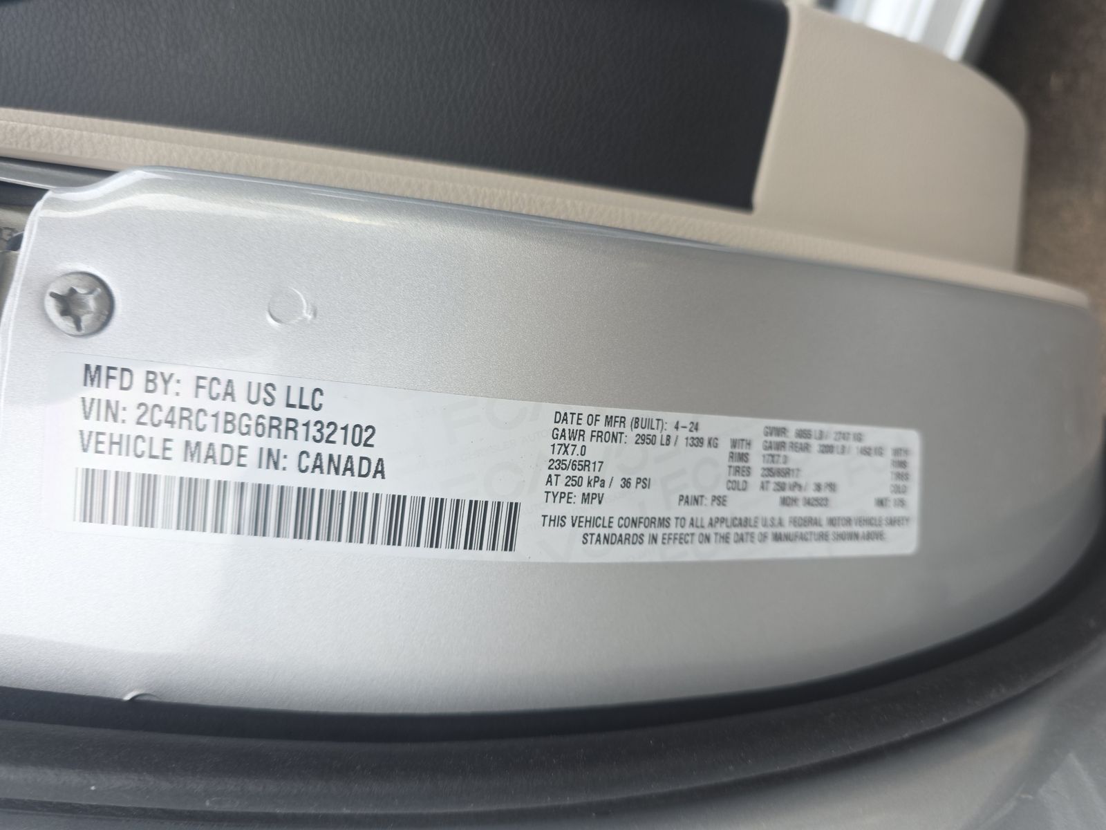 2024 Chrysler Pacifica Touring L FWD