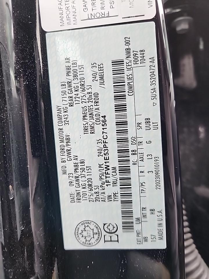 2023 Ford F-150 Lariat AWD