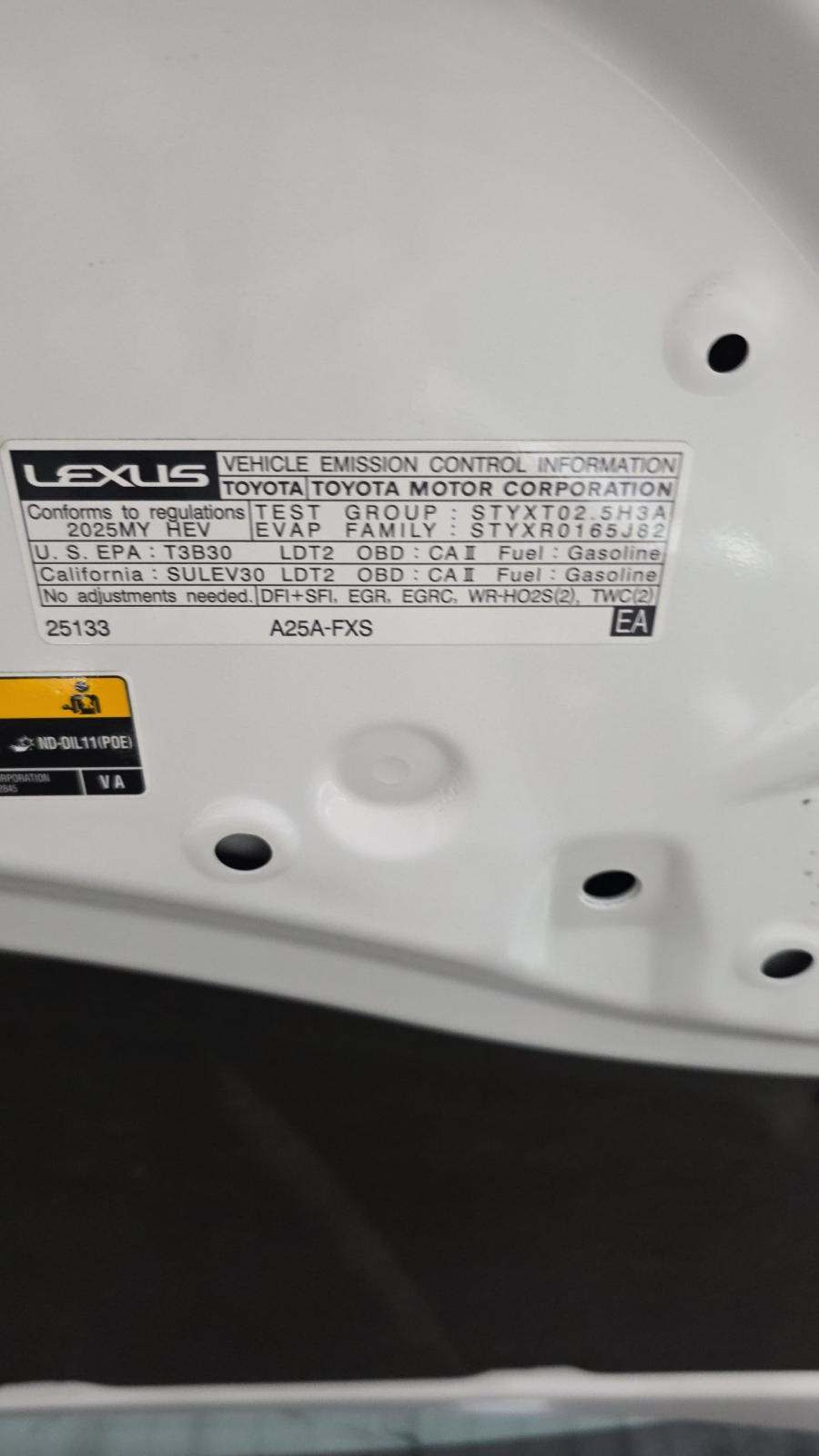 2025 Lexus NX NX 350h Premium AWD