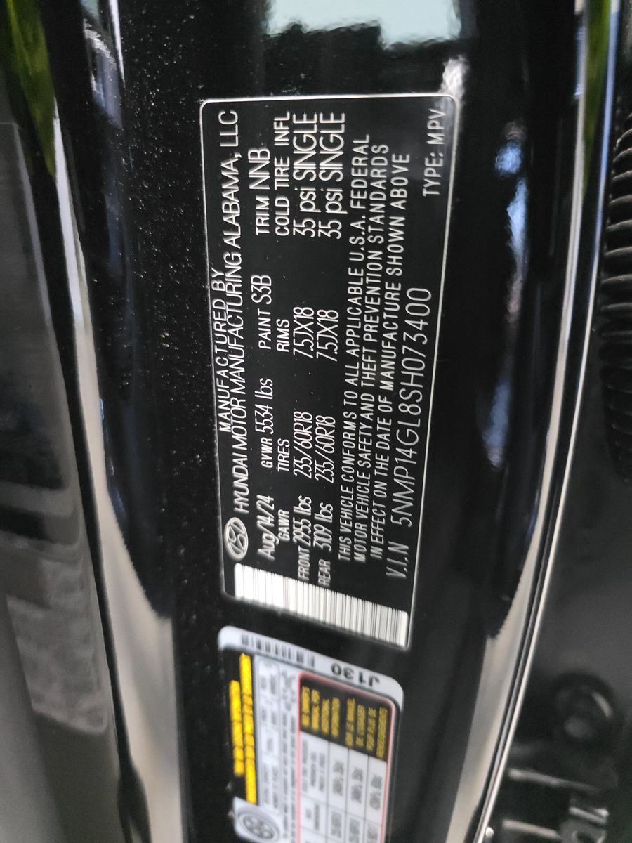 2025 Hyundai Santa Fe SE FWD