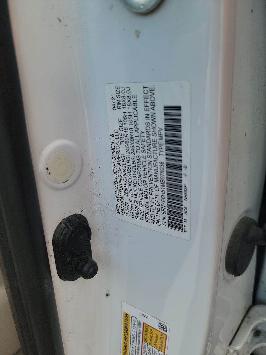 2021 Honda Pilot EX-L AWD