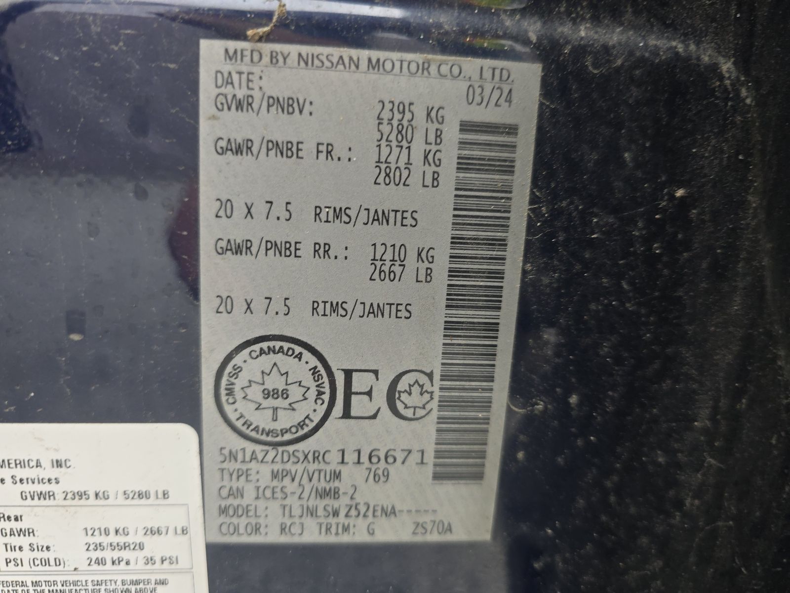 2024 Nissan Murano Platinum AWD