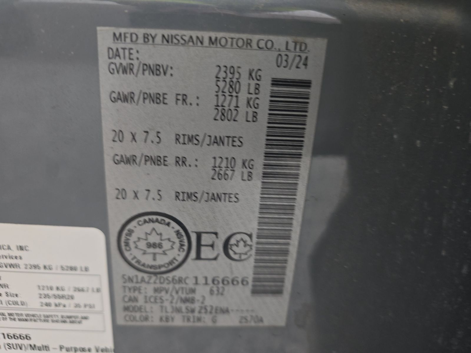 2024 Nissan Murano Platinum AWD