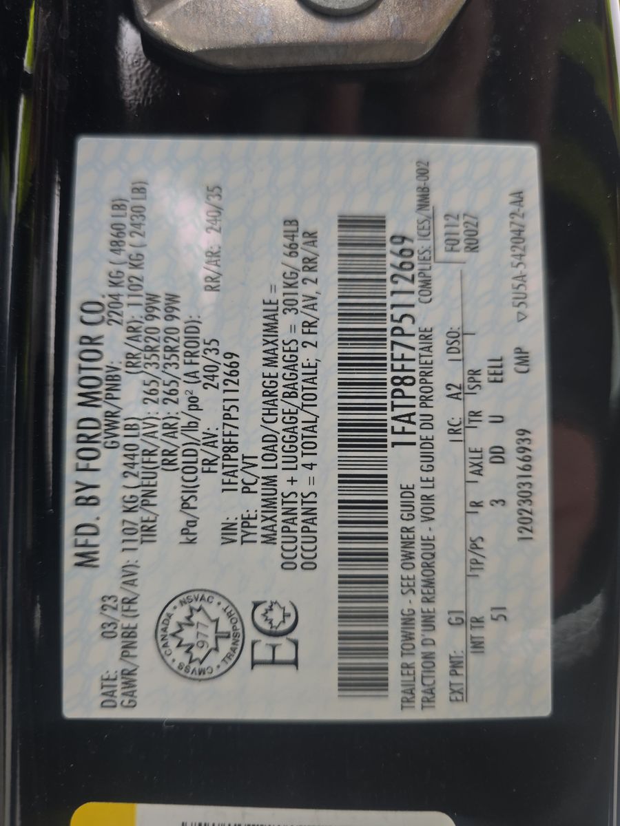 2023 Ford Mustang GT Premium RWD