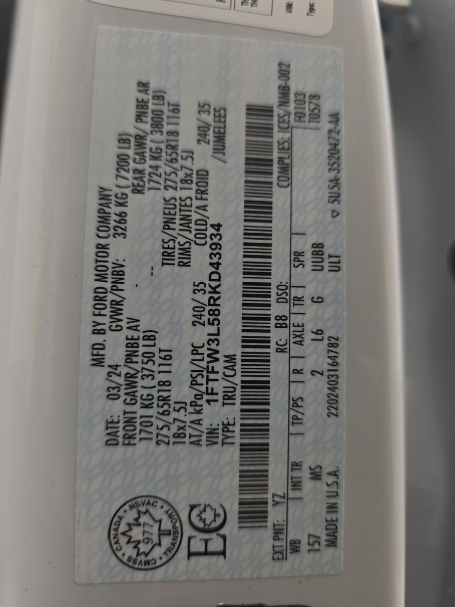 2024 Ford F-150 XLT AWD