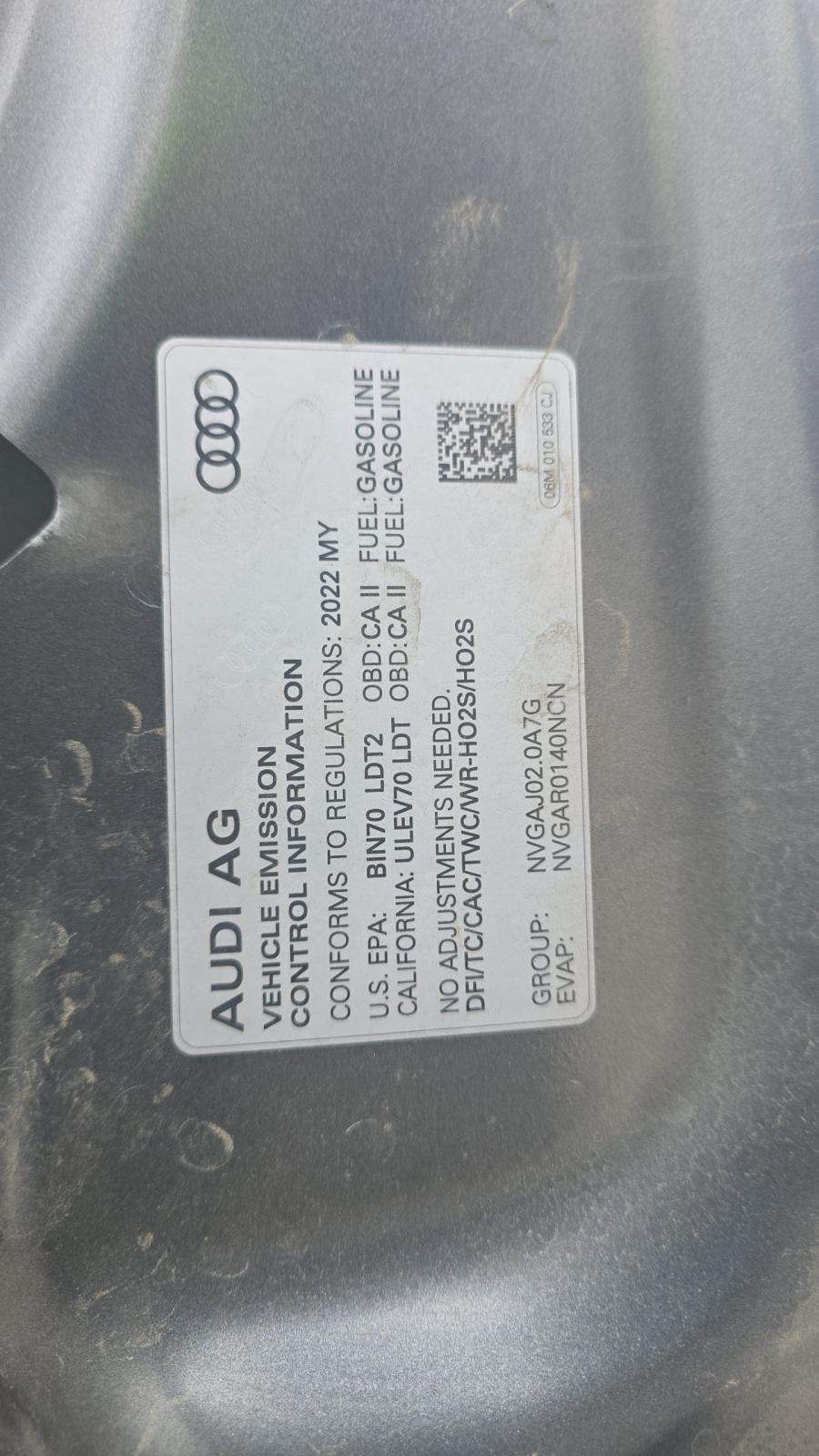 2022 Audi Q5 S line Premium Plus AWD