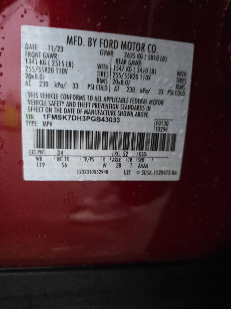 2023 Ford Explorer XLT RWD