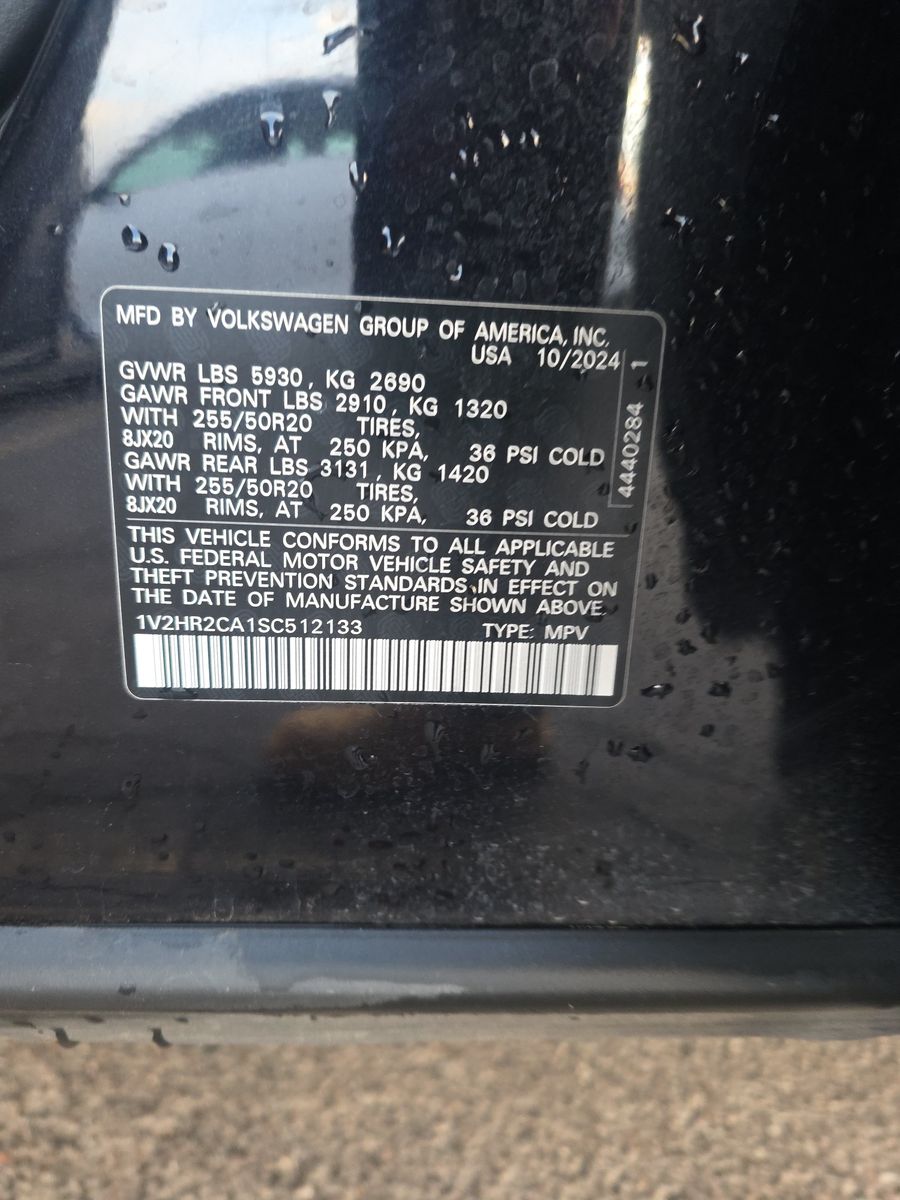 2025 Volkswagen Atlas 2.0T SE AWD